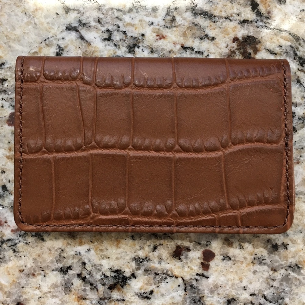 MICHAEL KORS | Small Crocodile Bifold Cardholder